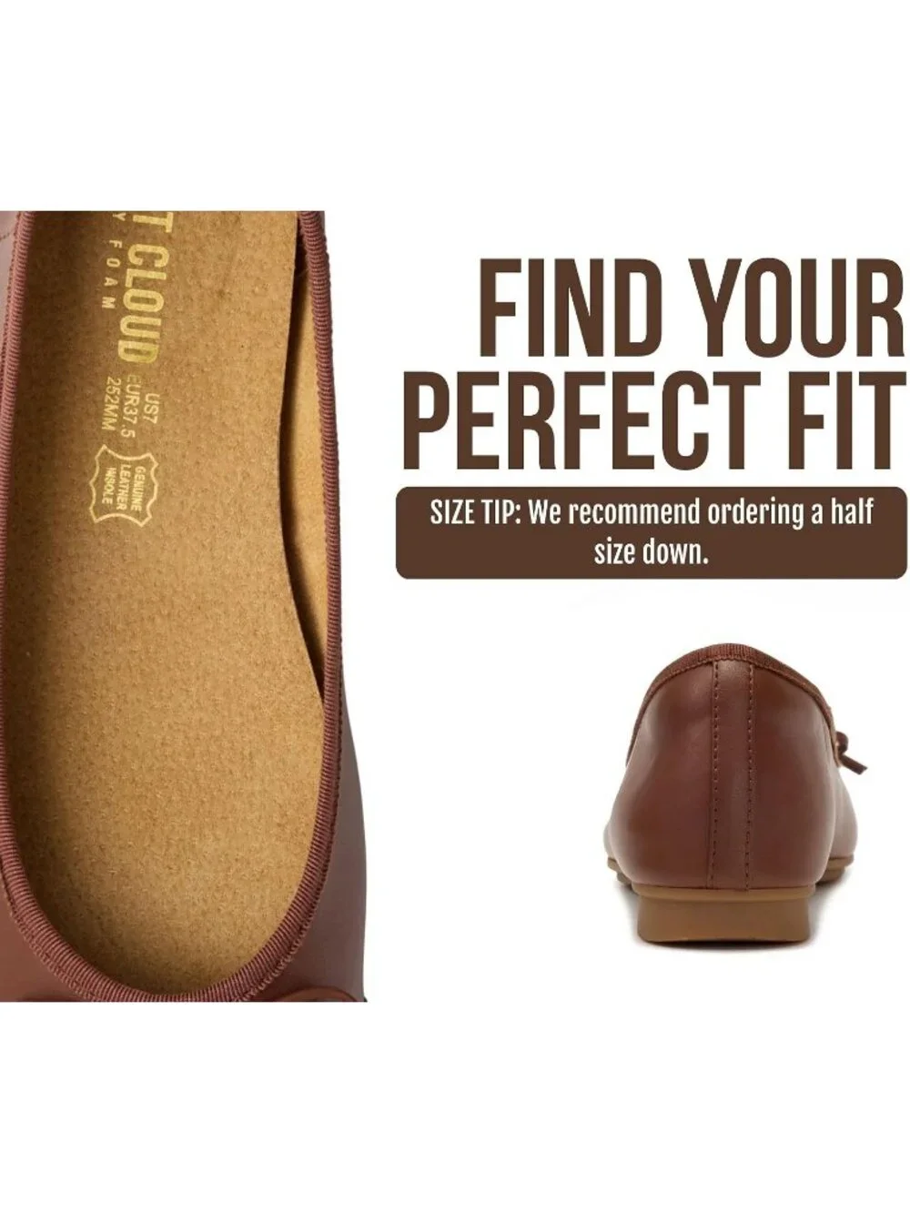 Women's Choco Brown Ashley Insole and Lightweight Non-Slip and Comfortable Shoes